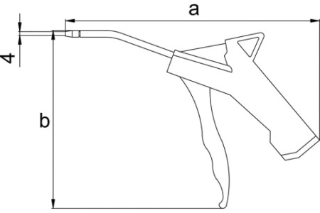 Пластиковый продувочный пистолет RODCRAFT 8125 8951070024