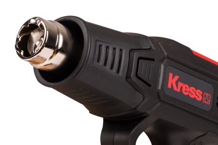 Фен технический KRESS KU043, 2000Вт с цифровым дисплеем, коробка.