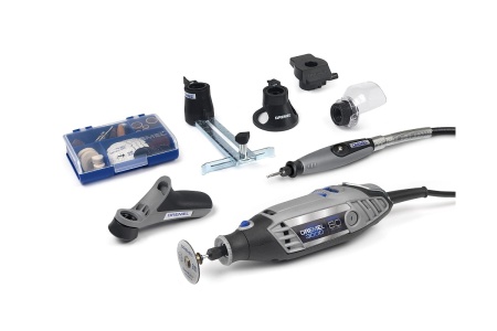 Набор Dremel: многофункциональный инструмент 3000 + 45 шт. оснастки в коробочке + 6 приставок F0133000KE