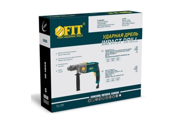 Ударная дрель FIT IT 80088
