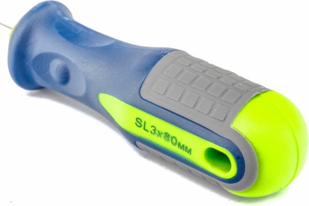 Отвертка SL3.0х80мм, CrV, 3-х компонентная рукоятка СИБРТЕХ 11809