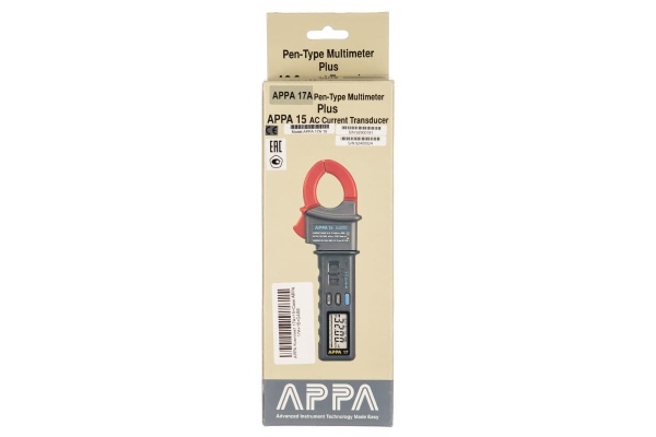 Комплект: мультиметр 17A + преобразователь тока 15 APPA 17A+15+CASE