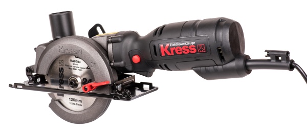 Дисковая пила KRESS KU436P, 710Вт, 120мм, кейс