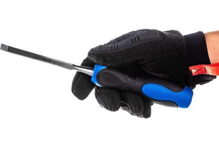 Стамеска-долото TUNDRA металлический затыльник, 2К рукоятка, 8 мм 5224296