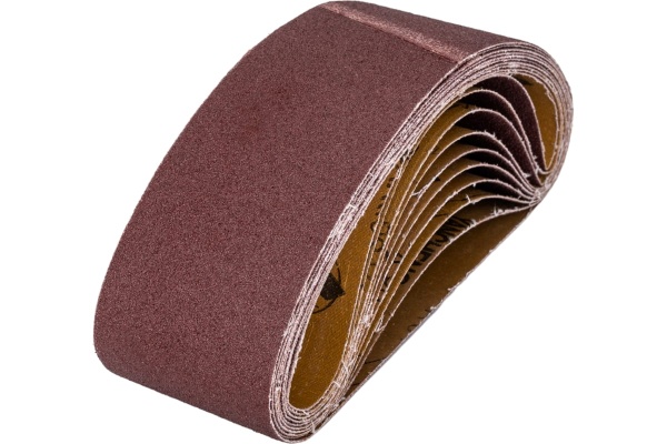 Лента шлифовальная (10 шт; 75х533 мм; P80) ПРАКТИКА 032-942