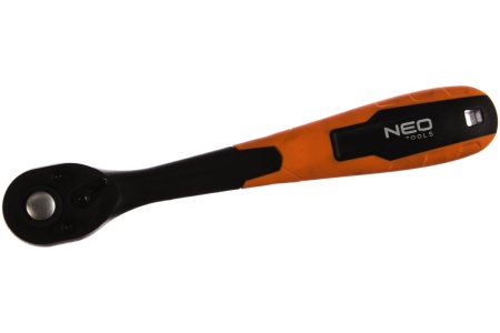 Трещоточный ключ (изогнутый, 1/2 дюйма, 250 мм) NEO Tools 08-511