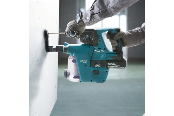 Аккумуляторный бесщеточный перфоратор Makita SDS+,18В, 1x5Ач, Li-ion DHR242RT