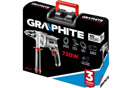 Ударная дрель GRAPHITE 58G727