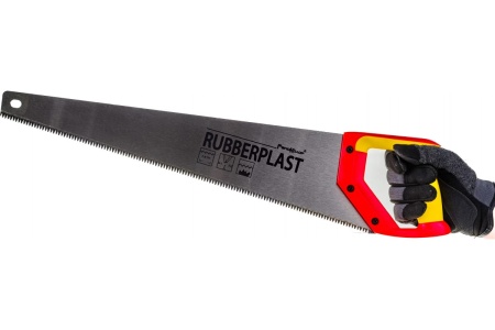 Пила по дереву 3 угла заточки, 500 мм РемоКолор RubberPlast 42-3-650