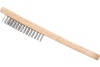 Корщетка с деревянной ручкой FIT IT 5-ти рядная 38405