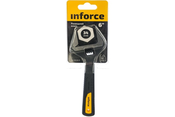 Разводной ключ 150 мм Inforce 06-05-37