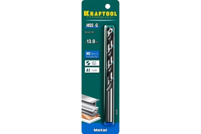 Сверло по металлу HSS-G сталь М2 (13х151 мм) Kraftool 29651-13