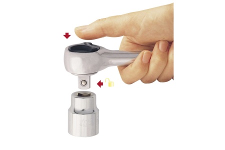 Рукоятка с трещоткой Stanley 1/4х150 мм 4-86-395