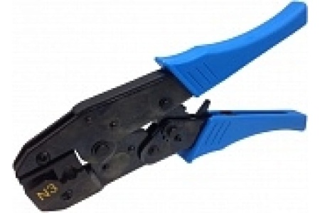Обжимной инструмент Hyperline HL-1408N3 для разъемов RJ-45 и PLUG-8P8C-UV-C6-TW-SH 432147