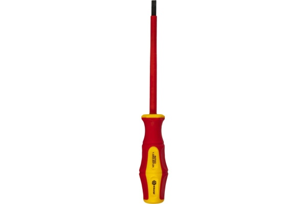 Отвертка диэлектрическая Ultra Grip SL 5,5 х 125 мм CR-V КОБАЛЬТ 646-454