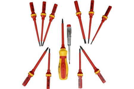 Набор диэлектрических отверток до 1000V, 13шт Berger BG BG1064