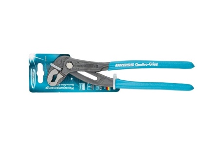 Переставные клещи 260мм, быстрозажимной механизм GROSS Quattro-Gripp 15712 Переставные клещи 260мм, быстрозажимной механизм GROSS Quattro-Gripp 15712