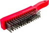 Зачистная пятирядная щетка с пластиковой ручкой MATRIX 74815