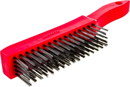 Зачистная пятирядная щетка с пластиковой ручкой MATRIX 74815
