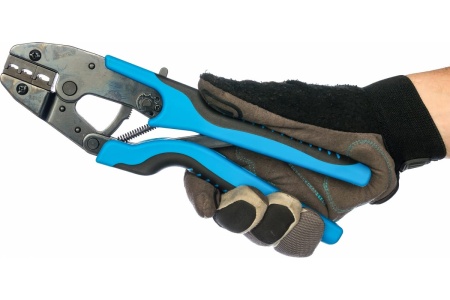 Ручные пресс-клещи КВТ СТВ+4, 4 матрицы, в сумке 75909