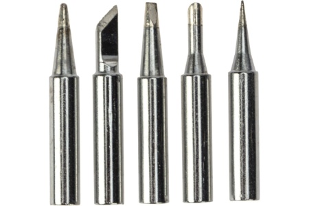 Паяльник REXANT с регулировкой температуры, подставка, 5 жал, керамический 65 вт, 220-480c 12-0614