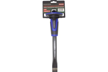 Зубило Rockforce 25 мм, c прорезиненной защитной рукояткой, L-305 мм RF-60225305Q