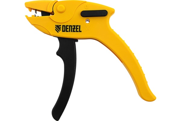 Щипцы для зачистки электропроводов Denzel сечением 0,2-6 мм2, функция обрезания проводов 17741