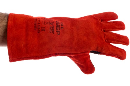 Термостойкие краги с подкладкой Зубр МАСТЕР длина 350 мм 11334-XL