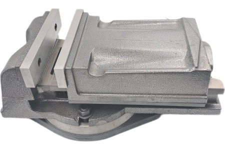 Станочные тиски TORNERI с закрытым винтом поворотные L губок 200 мм, серия QH200 045756