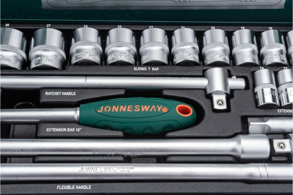 Набор торцевых головок 1/2"DR Jonnesway 10-32 мм S04H4524S