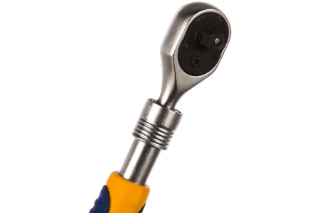 Трещоточная рукоятка с быстрым сбросом 1/4 Dr телескопическая KRAFT KT 700620