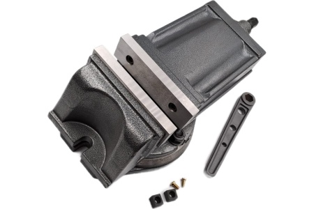 Станочные тиски TORNERI серия QH160 с закрытым винтом, поворотные, L губок 160 мм 045817