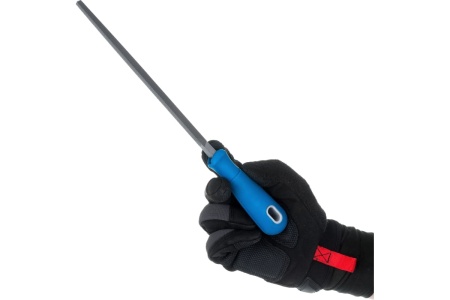 Квадратный напильник двухкомпонентная рукоятка, № 2, 200мм ЗУБР "ЭКСПЕРТ" 1641-20-2