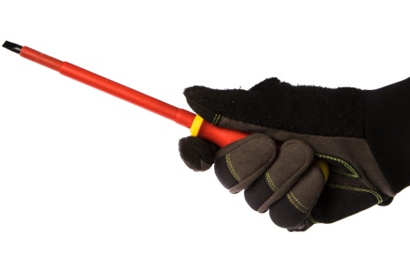 Диэлектрическая отвертка до 1000Вт STAYER SL 6,5 х 150 мм 25141-06-15_z01