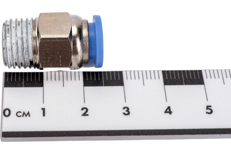 Фитинг для пластиковых трубок (8 мм; 1/4М) ROCKFORCE RF-SPC08-02