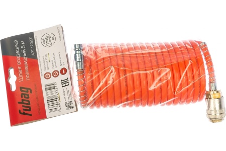 Шланг спиральный с фитингами рапид (5 м; 6x8 мм) FUBAG 170200