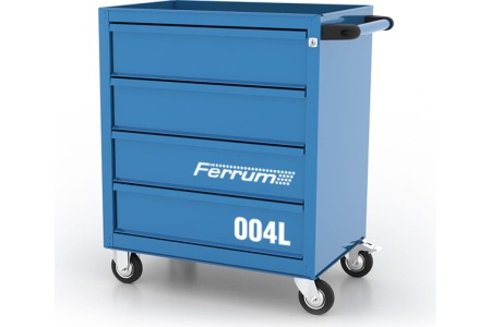 Инструментальная тележка FERRUM с 4 ящиками 02.004-5015