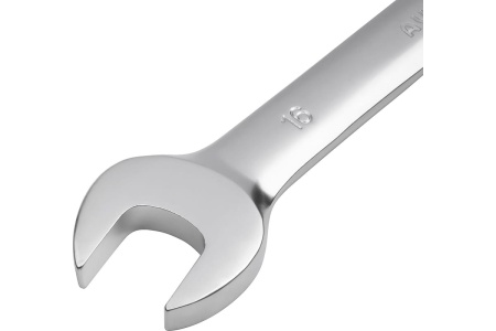 Комбинированный ключ трещоточный с шарниром 16мм AV Steel  AV-315216