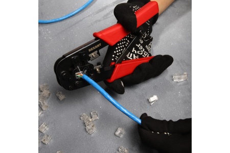 Кримпер для обжима 8P8C / 6P6C REXANT ht-568R 12-3432