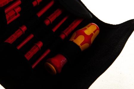 Набор отвёрток-насадок диэлектрических с рукояткой-держателем Wera, VDE, 16 предметов, WE-003474