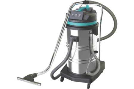 Пылеводосос ТЕМП 80 л, нержавеющий, 220 V, 2200 W, 2 турбины TVC80-2