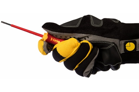 Диэлектрическая отвертка Felo Ergonic 2,5х0,4х75 плоская шлицевая 41302590