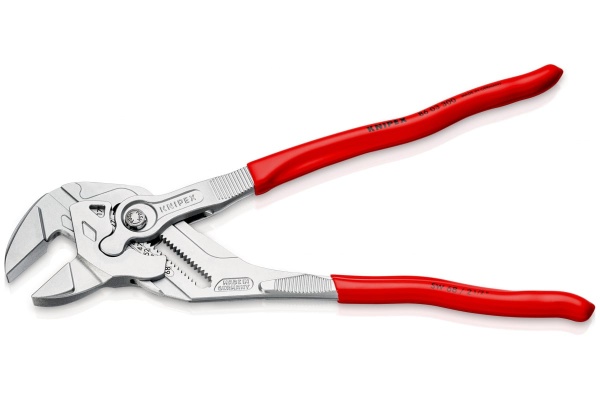 Переставные клещи-ключ Knipex 68 мм (2 1/2"), длина 300 мм, хром, 1К ручки, KN-8603300SB