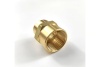 Муфта Профитт латунная переходная пневмо 1/2" ВР х 3/8" ВР 9276010