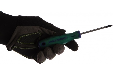 Стержневая крестовая отвертка Jonnesway Anti-Slip Grip D71P180 PH 1x180 мм 46101 Стержневая крестовая отвертка Jonnesway Anti-Slip Grip D71P180 PH 1x180 мм 46101