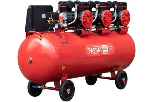 Компрессор Aurora PASSAT-150 MODULE тихий, безмасляный, 150 л, 750л/мин, 4.35 кВт 35012