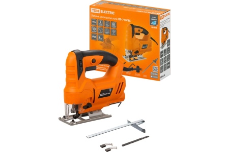 Электрический лобзик ТDM ЛЭ-710/85, мощ. 710 Вт, пропил 85 мм, 3000 ход/мин, шнур 3 м, "Алмаз" SQ1089-0103