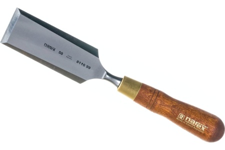 Плоская стамеска с ручкой NAREX WOOD LINE PLUS 50 мм 811699