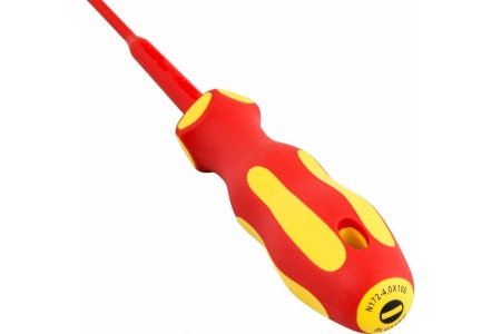 Шлицевая отвертка NORGAU VDE N172- 4,0х100 Slim 067063140