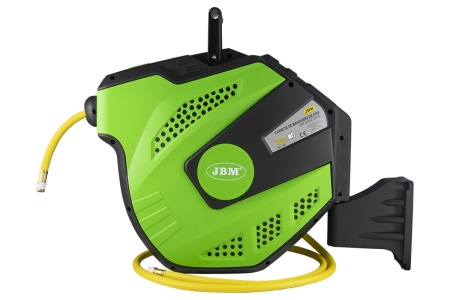 Шланг воздушный втягивающийся на катушку (20 м; 9.5; 3/8") JBM 53583